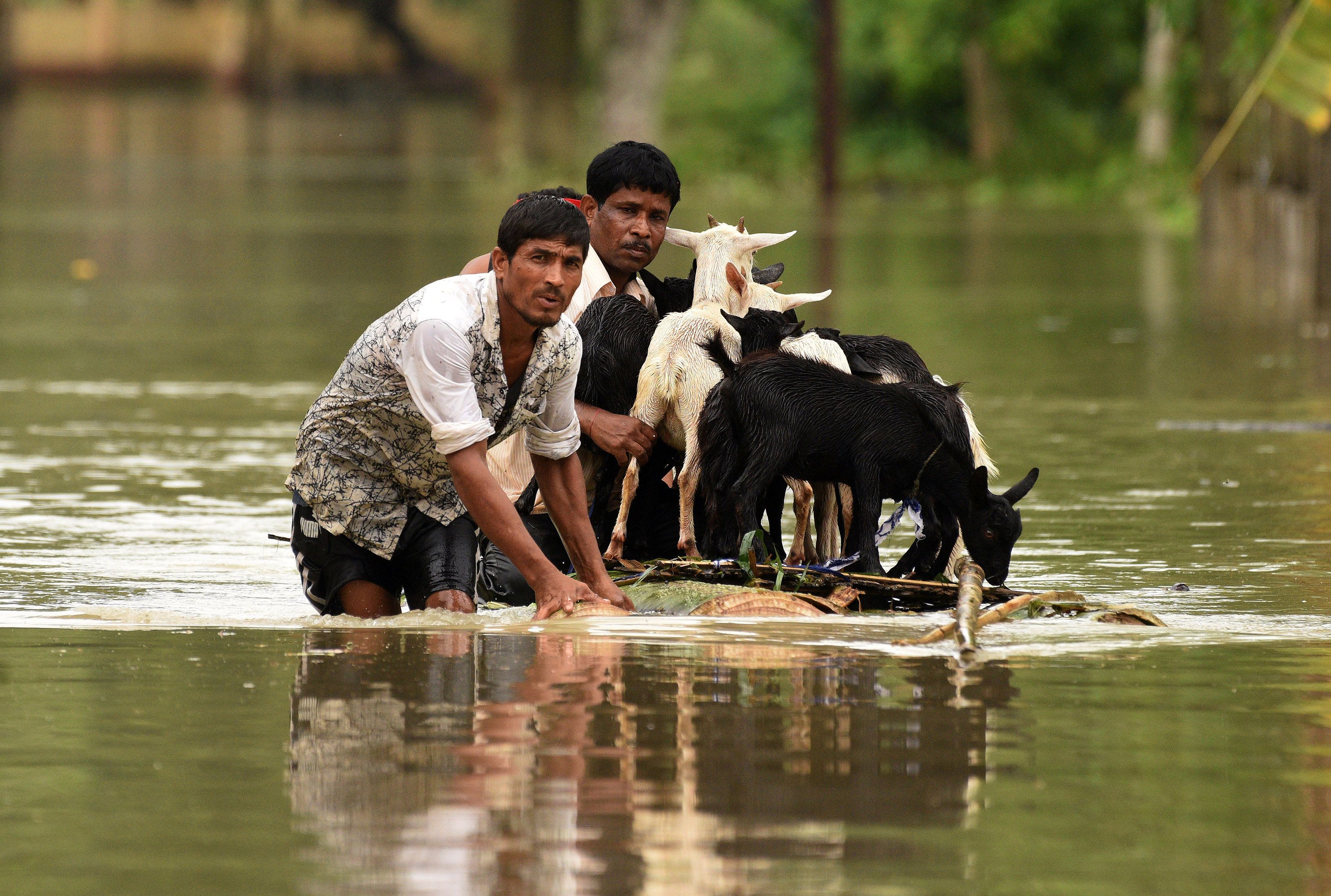 Стихии индии. Наводнение в Азии. Нагаон Индия. Индийский штат Ассам.