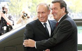 Путин, Шредер