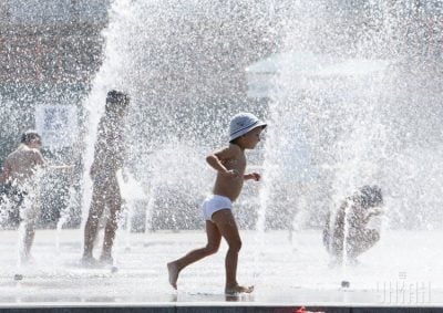 Киев,фонтан,дети,жара