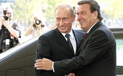 Путин, Шредер