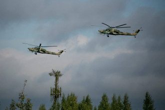Прикордонники прокоментували вертольоти РФ біля кордону України Прикордонники прокоментували вертольоти РФ біля кордону України