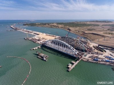 Керченский мост назвали угрозой для экономики Украины
