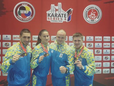 На турнире в Турции украинские каратисты завоевали три медали