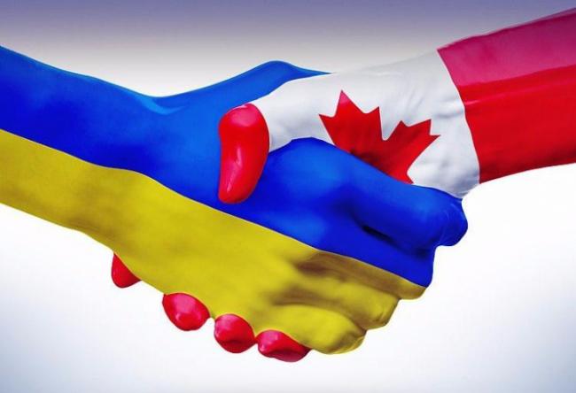 Канада, Украина, рука Канада, Украина, рука