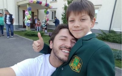 Сергей Притула с сыном Сергей Притула с сыном