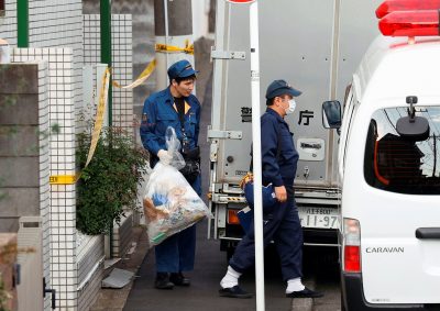 Правоохранители возле места происшествия Правоохранители возле места происшествия