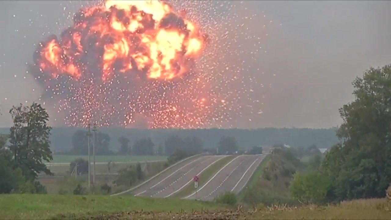 Взрывы в Калиновки Взрывы в Калиновки