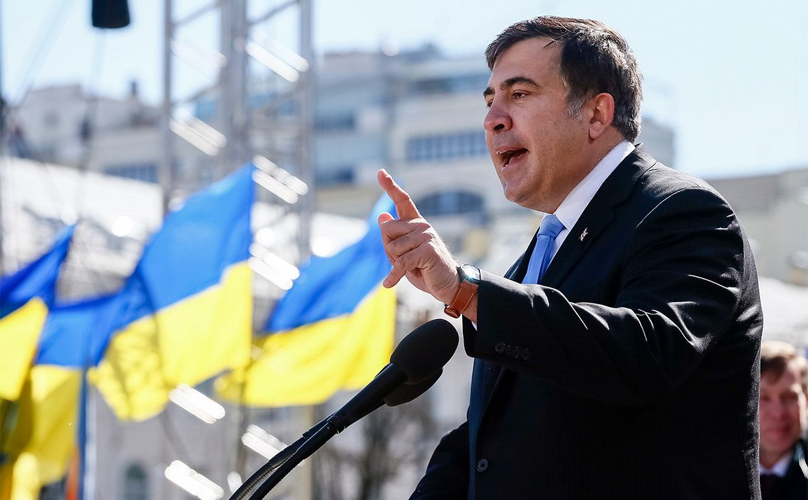 Саакашвили на митинге Саакашвили на митинге