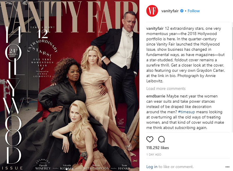 Опра Уинфри и Риз Уизерспун позировали для обложки Vanity Fair