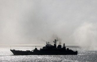 Корабль в море