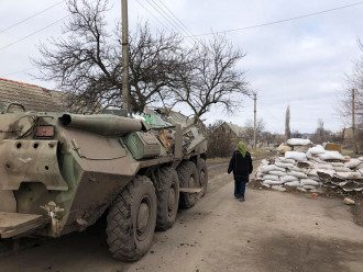 Донбасс, война, фронт, жители, Верхнеторецкое