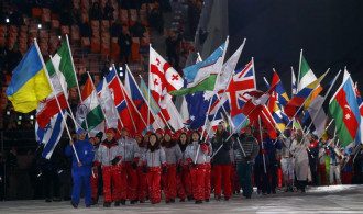 Участники церемонии закрытия Олимпиады-2018