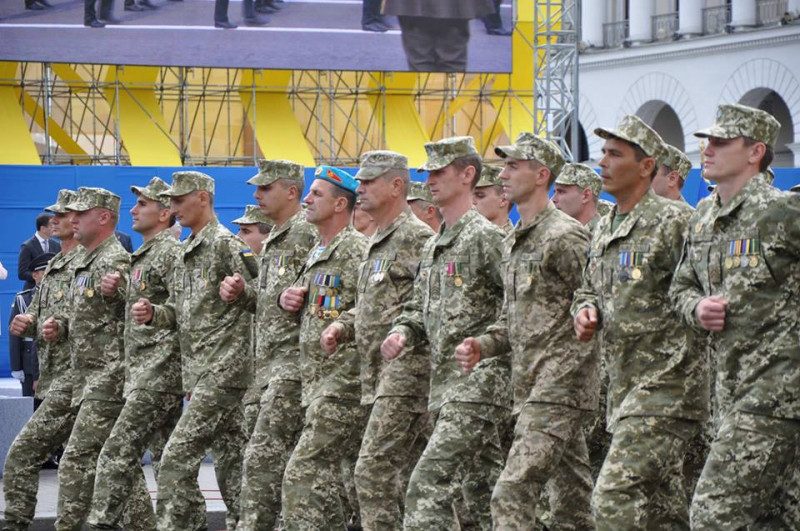 Ветераны АТО на Майдане