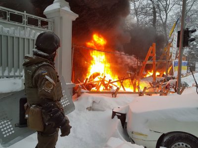 Снос палаточного городка у Рады: в Нацполиции назвали число пострадавших правоохранителей