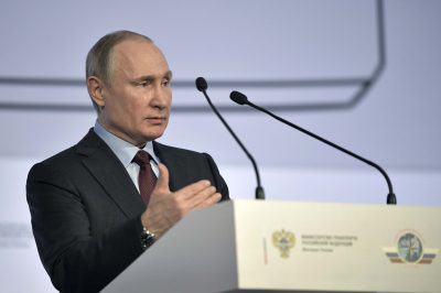 Владимир Путин назвал cвоим маяком интересы России