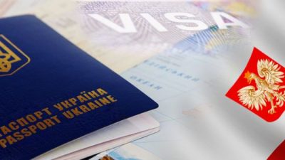 Украинский загранпаспорт и польская виза Украинский загранпаспорт и польская виза
