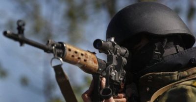 Снайпер на Донбассе