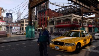 Скриншот из игры GTA IV.