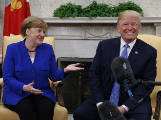 Трамп, Меркель