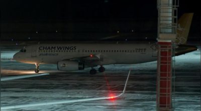 Самолет Cham Wings в аэропорту Ростова-на-Дону