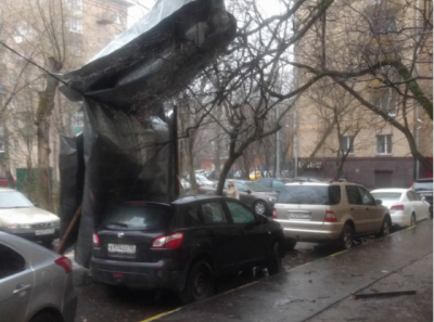 В Москве разбушевался ураган В Москве разбушевался ураган