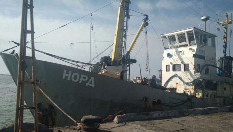 В Украине суд объявил в розыск капитана задержанного судна Норд