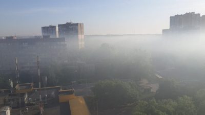 Cиноптик объяснила, что в Киеве смог появляется, когда продукты сгорания поднимаясь в воздух и "зависают" в нем Cиноптик объяснила, что в Киеве смог появляется, когда продукты сгорания поднимаясь в воздух и "зависают" в нем