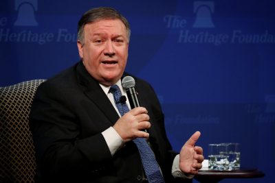 Государственный секретарь США Майк Помпео