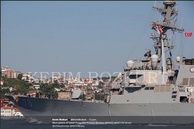 В Одессу прибыл американский ракетный эсминец (фото)