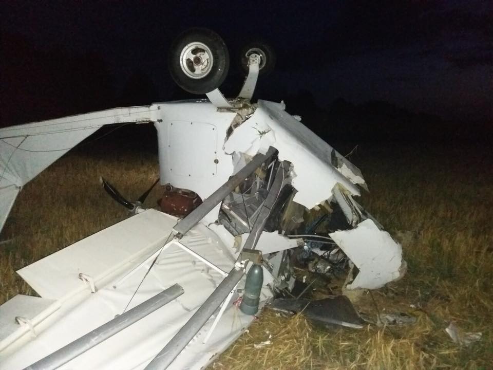 В Сумской области разбился самолет &quot;Х-32 Бекас&quot;