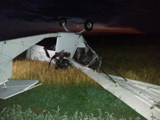 В Сумской области разбился самолет "Х-32 Бекас"
