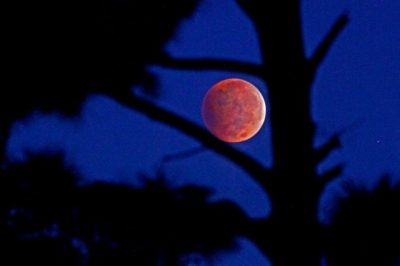 кровавое лунное затмение кровавое лунное затмение