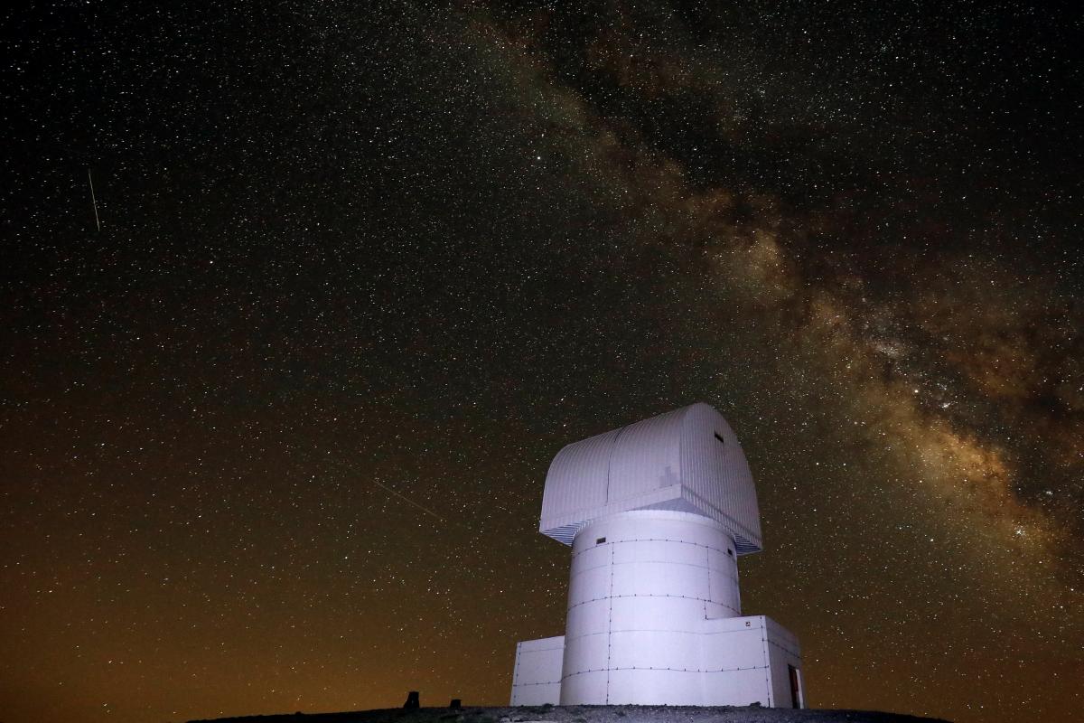 Звездопад Персеиды в Греции