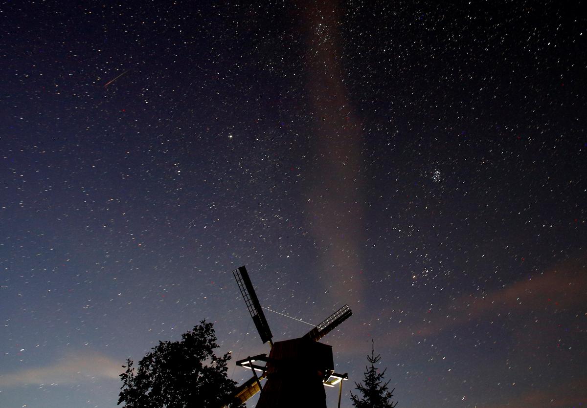 Звездопад Персеиды в Беларуси