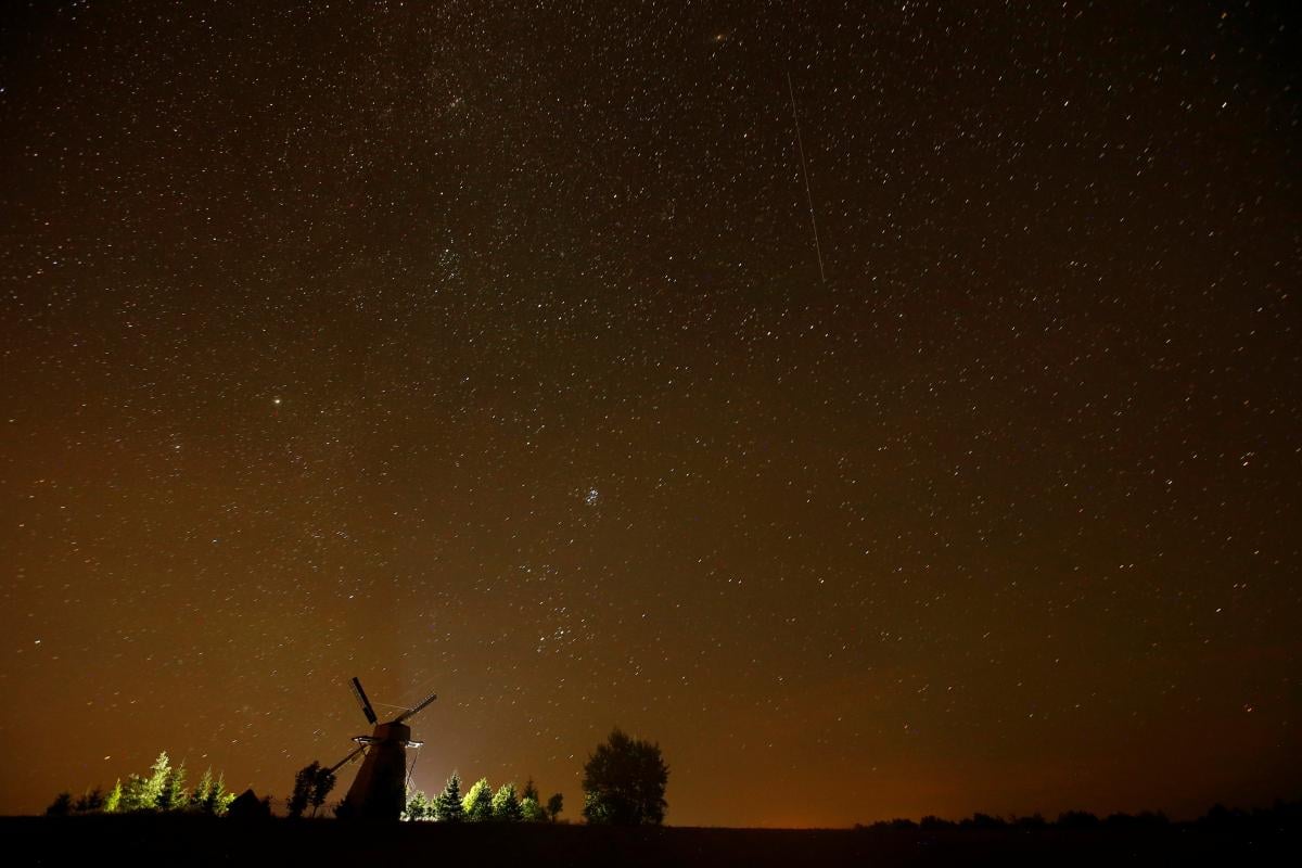 Звездопад Персеиды в Беларуси