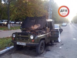 В Киеве в авто сгорел мужчина В Киеве в авто сгорел мужчина