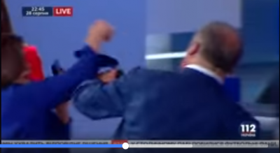 Богословская ударила Червоненко в прямом эфире