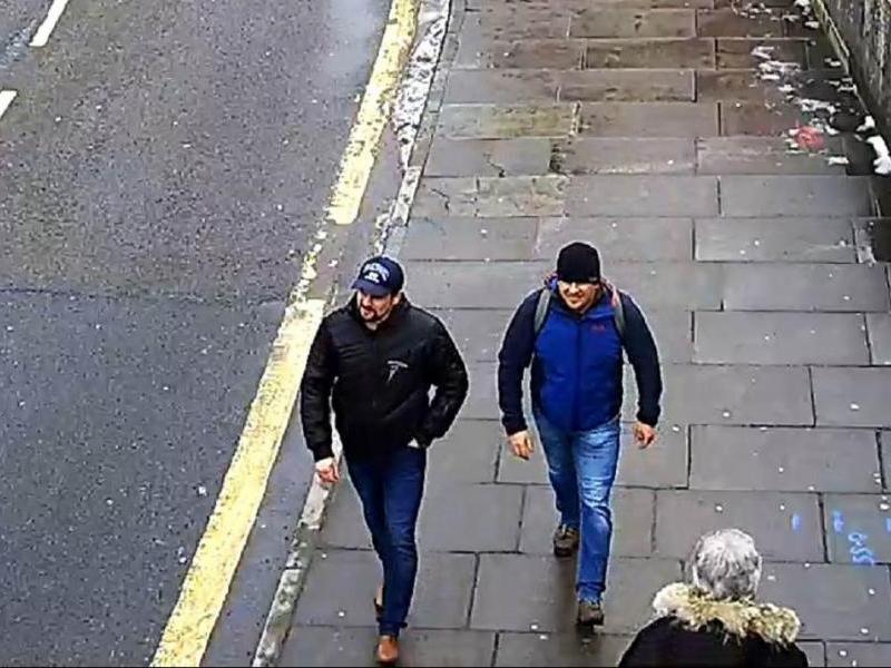 Петров и Боширов в Солсбери на задании 4 марта.