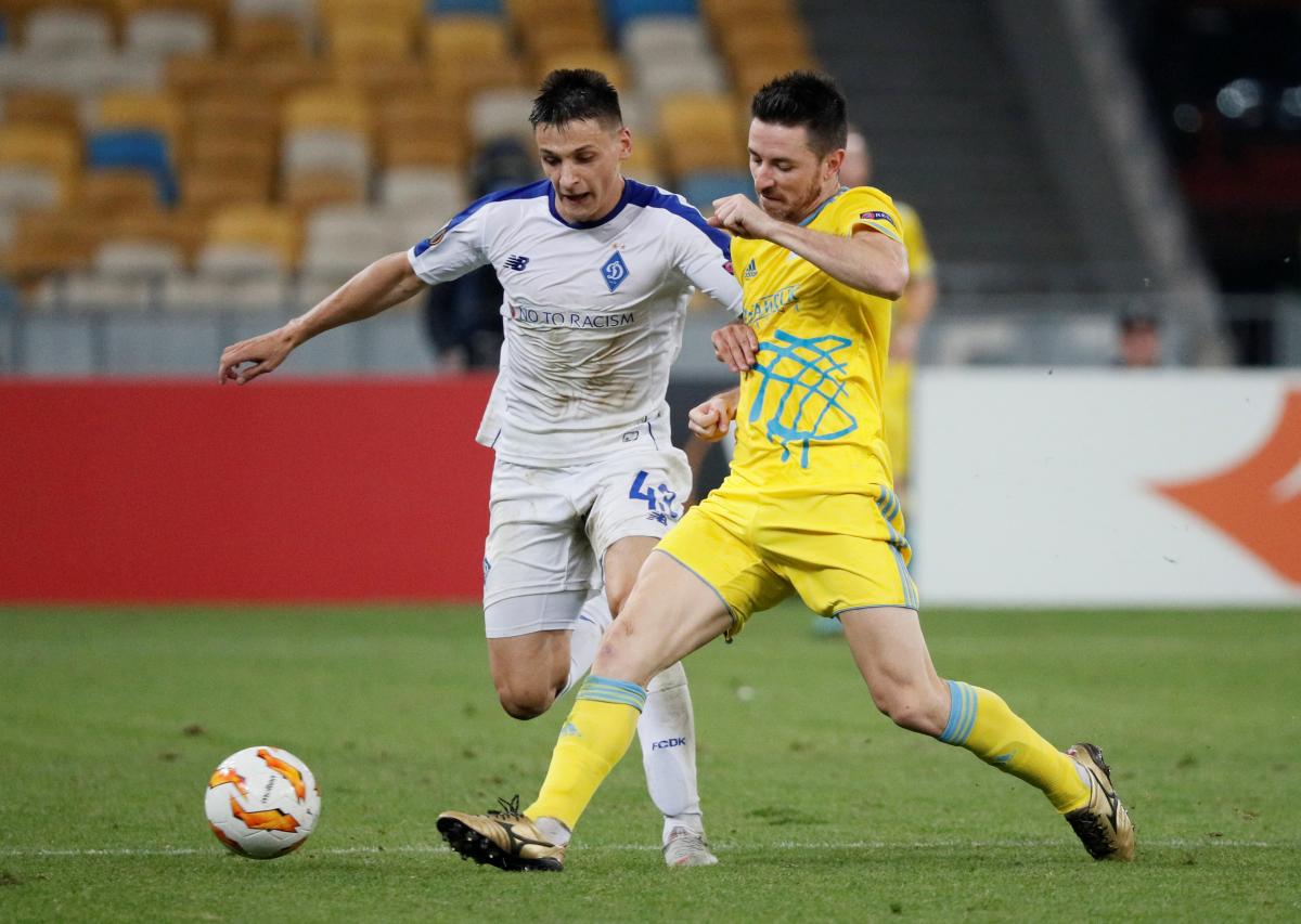В матче Лиги Европы "Динамо" подвела концентрация, считает Александр Хацкевич