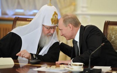 Патриарх Кирилл и Владимир Путин