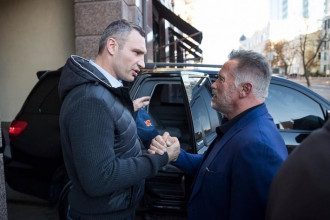 Виталий Кличко, Арнольд Шварценеггер Виталий Кличко, Арнольд Шварценеггер