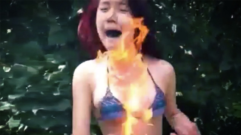 Флешмоб Fire Challenge Флешмоб Fire Challenge
