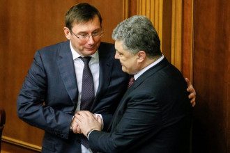 Юрий Луценко и Петр Порошенко