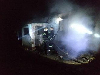 На Запорожье в результате пожара погибли трое детей На Запорожье в результате пожара погибли трое детей