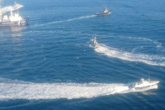 Атакованные Россией украинские корабли Атакованные Россией украинские корабли