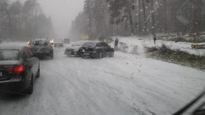 В Киеве за день случилось 300 ДТП В Киеве за день случилось 300 ДТП