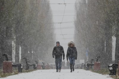 Киев,снег