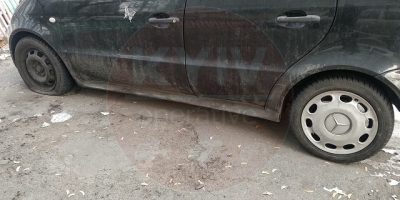 В Киеве начали "охоту на евробляхи" - повреждено три машины