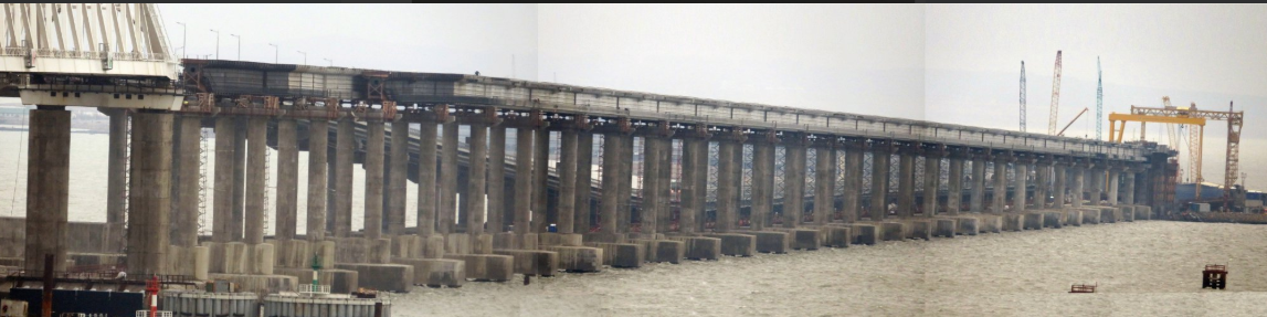 Появились новые фото Керченского моста