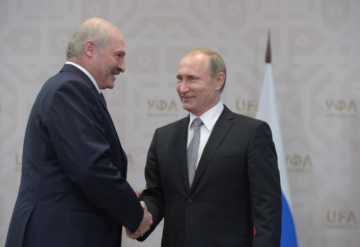 Александр Лукашенко и Владимир Путин Александр Лукашенко и Владимир Путин